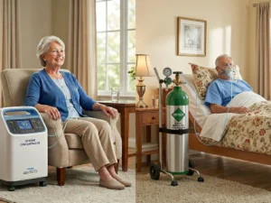 Oxygen Concentrator vs Oxygen Cylinder
